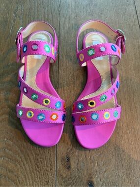 NWOT Moschino Boho Mirror Sandals